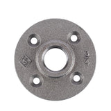 STZ Industries 3/4 in. FIP each Black Malleable Iron Floor Flange, Pack of 5