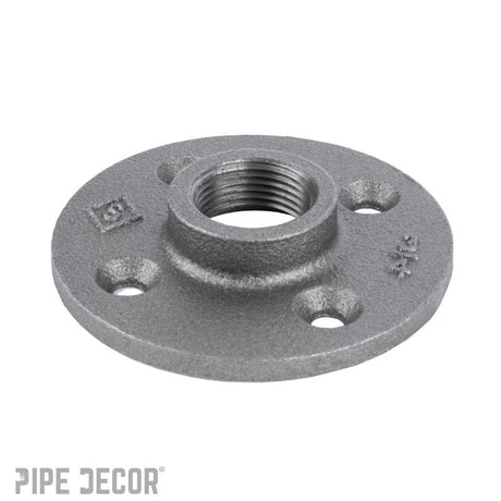 STZ Industries 3/4 in. FIP each Black Malleable Iron Floor Flange, Pack of 5
