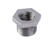 STZ Industries 1/2 in. MIP each X 3/8 in. D FIP Black Malleable Iron Hex Bushing, Pack of 5