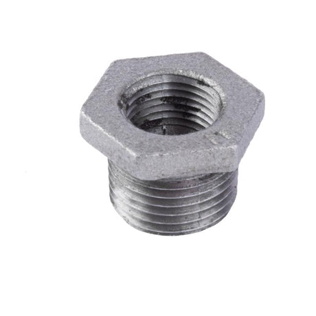 STZ Industries 1/2 in. MIP each X 3/8 in. D FIP Black Malleable Iron Hex Bushing, Pack of 5