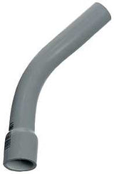 Carlon UA7ALBR Elbow, 3 in Trade Size, 45 deg Angle, SCH 80 Schedule Rating, PVC, Bell End, Gray, Pack of 3
