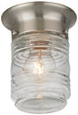 Boston Harbor HV-66919-BN Porch Light, 120 V, 60 W, A19 or CFL Lamp, Steel Fixture, Brushed Nickel
