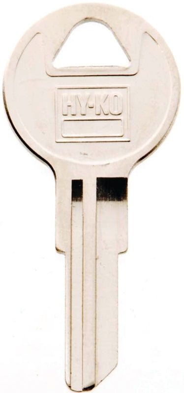 Hy-Ko 11010CG16 Key Blank, Brass, Nickel, For: Chicago Cabinet, House Locks and Padlocks, CG16 Key Number, Pack of 10