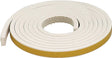 M-D 63669 Weatherstrip Tape, 19/32 in W, 10 ft L, EPDM Rubber, White