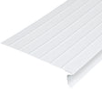 Amerimax F-8WA2 Roof Edge, 10 ft L, 6 in W, 1 in H, Aluminum, White, Pack of 25