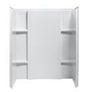 Sterling Accord Series 72284100-0 Shower Wall Set, 55-1/8 in L, 48 in W, 36 in H, Vikrell, High-Gloss, White