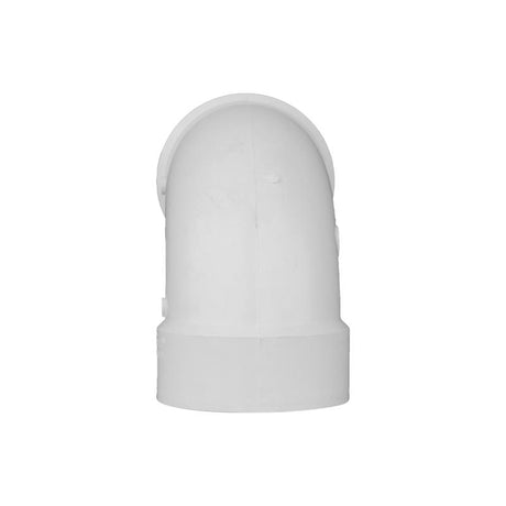 Charlotte Pipe Schedule 40 6 in. Hub X 6 in. D Hub PVC Elbow 1 pk