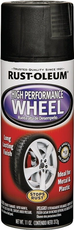 Rust-Oleum Automotive 248928 Wheel Coating Spray, Black, 11 oz Can