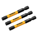 DEWALT FlexTorq DWAF2TX40IR3 Impact Screwdriver Bit, T40 Drive, Torx Drive, 1/4 in Shank, Hex Shank, 2-1/4 in L, Steel