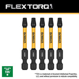 DEWALT DWAF2TX25IR5 Driver Bit, T25 Drive, Torx Drive, 1/4 in Shank, Hex Shank, 2-1/4 in L, HSS