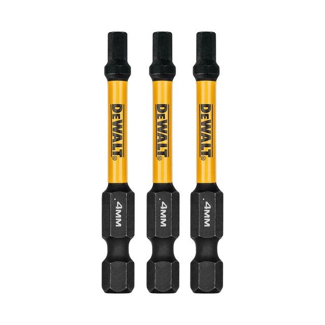 DEWALT Elite Series DWAF2HX4IR3 Insert Bit, 4 mm Drive, Hex Drive, 1/4 in Shank, Hex Shank, 2-1/4 in L, Steel