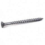 ProFIT 0282178 Deck Screw, #8 Thread, 3 in L, Coarse Thread, Bugle Head, Sharp Point, Phillips Drive, Silver Dacrotized