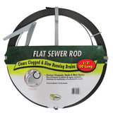 Cobra 50 ft. L Flat Steel Sewer Rod