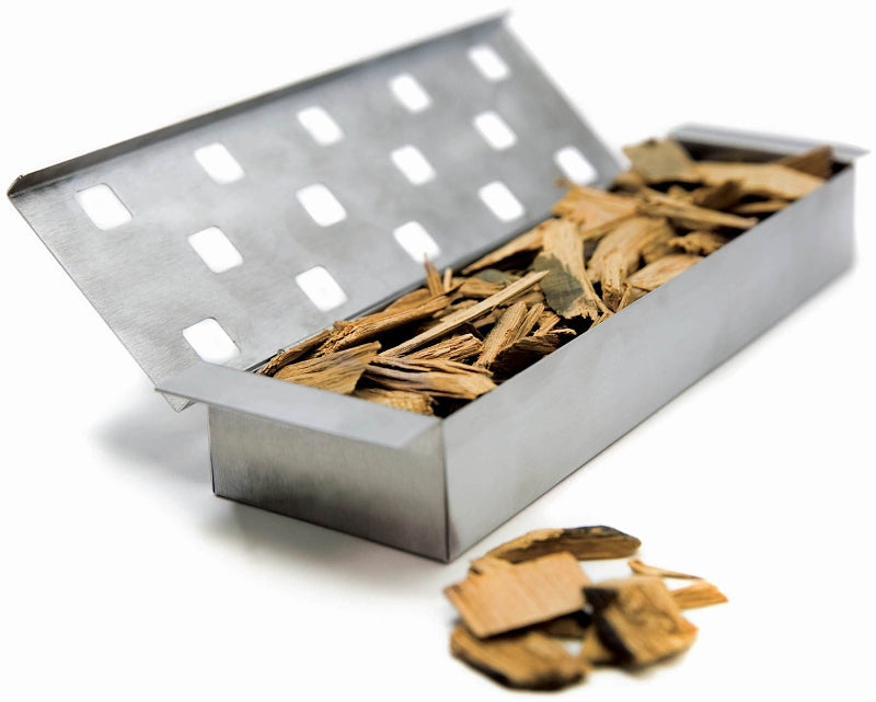 Broil King 60185 Smoker Box, Stainless Steel, Silver, Integrated Handle