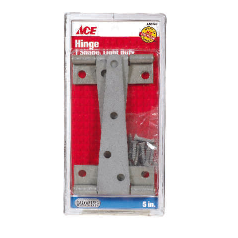 Ace 5 in. L Galvanized Light Duty T Hinge 2 pk