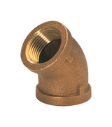 JMF Company 1/4 in. FPT X 1/4 in. D FPT Red Brass 45 Degree Elbow