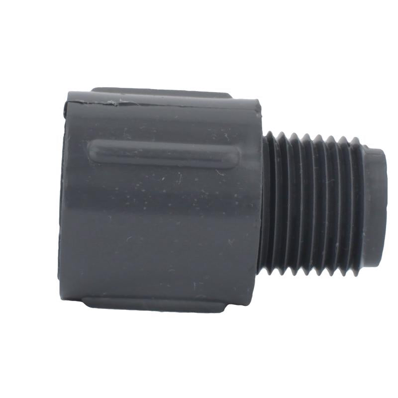 Charlotte Pipe 1/2 in. Slip X 1/2 in. D MPT PVC Adapter 1 pk
