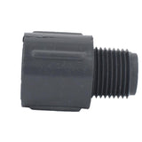 Charlotte Pipe 1/2 in. Slip X 1/2 in. D MPT PVC Adapter 1 pk