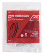 Ace 3 in to 4 in. Silver Spring Tension Clamps Metal, Pack of 10