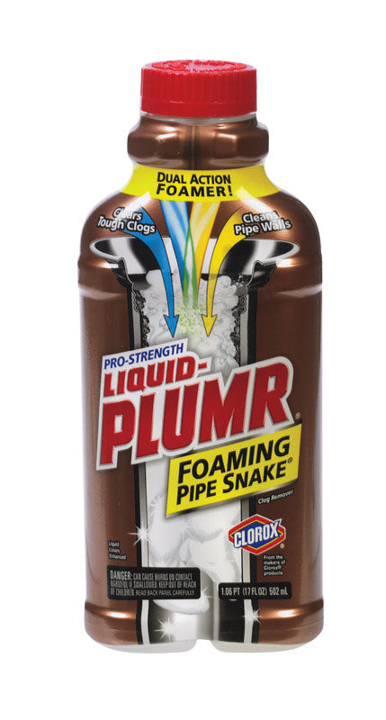 Liquid-Plumr Liquid Clog Remover 17 oz, Pack of 6