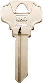 Hy-Ko 11010SC4D Key Blank, Brass, Nickel, For: Schlage Cabinet, House Locks and Padlocks, SC4D Key Number, Pack of 10
