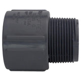 Charlotte Pipe 1-1/4 in. Slip X 1-1/4 in. D MPT PVC Adapter 1 pk