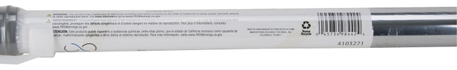 Simple Spaces SD-SR36-C3L Shower Curtain Rod, 7-1/2 lb, 36 to 63 in L Adjustable, 1 in Dia Rod, Steel, Chrome