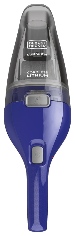 Black+Decker dustbuster HNVC115J22 Cordless Handheld Vacuum, 10.9 oz Vacuum, 3.6 V Battery, Lithium-Ion Battery, Cobalt