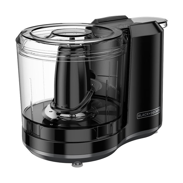 Black+Decker HC150B Chopper, 1.5 Cup Capacity, 1-Speed, Black