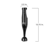 Black+Decker HB2401B Immersion Blender, 200 W, 2-Speed, Black