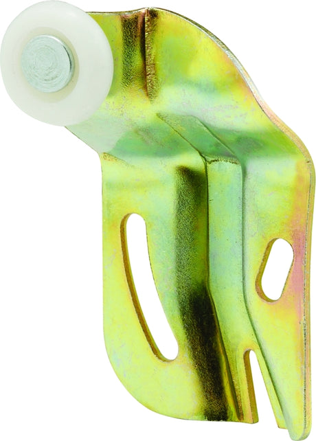 Prime-Line N 6509 Roller Assembly, 3/4 in Dia Roller, 1/4 in W Roller, Nylon, Brown, 1-Roller, 50 lb, Side