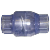 Campbell 1-1/2 in. D X 1-1/2 in. D PVC Swing Check Valve