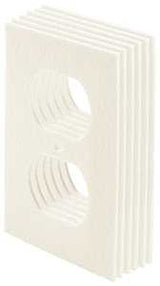 Frost King OS6H Plate Sealer, 4 in L, 2-1/2 in W, Plastic Foam, White