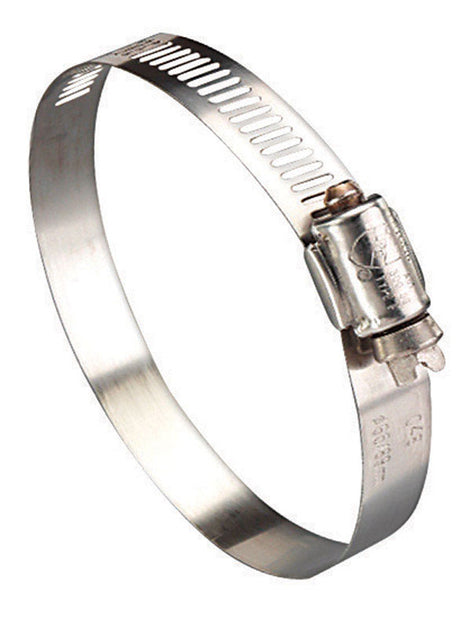 Ideal Tridon Hy Gear 1-1/16 in. 2 in. SAE 24 Silver Hose Clamp Stainless Steel Band, Pack of 10