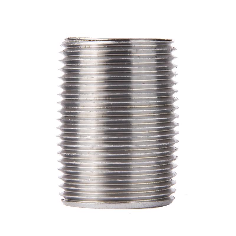 STZ Industries 1/8 in. MIP each X 1/8 in. D MIP Galvanized Steel Close Nipple, Pack of 5