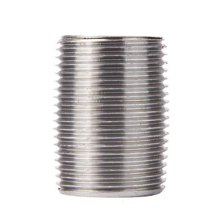STZ Industries 1/8 in. MIP each X 1/8 in. D MIP Galvanized Steel Close Nipple, Pack of 5