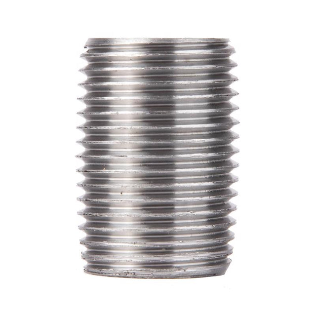 STZ Industries 1/2 in. MIP each X 1/2 in. D MIP Galvanized Steel Close Nipple, Pack of 5