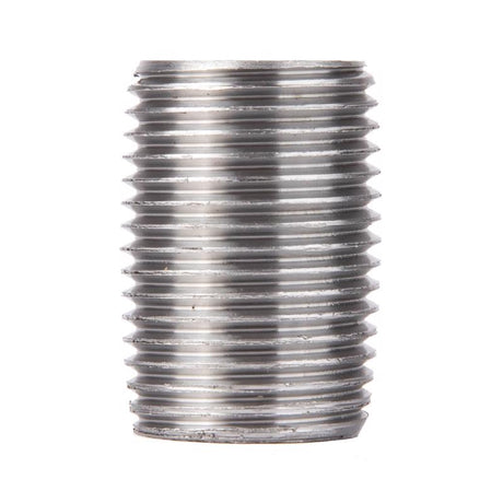 STZ Industries 1/2 in. MIP each X 1/2 in. D MIP Galvanized Steel Close Nipple, Pack of 5