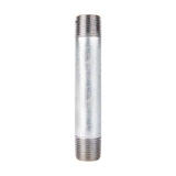 STZ Industries 1/2 in. MIP each X 1/2 in. D MIP Galvanized Steel 4-1/2 in. L Nipple, Pack of 5