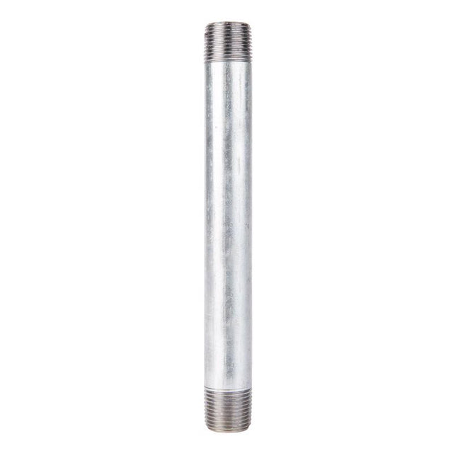STZ Industries 1/2 in. MIP each X 1/2 in. D MIP Galvanized Steel 7 in. L Nipple