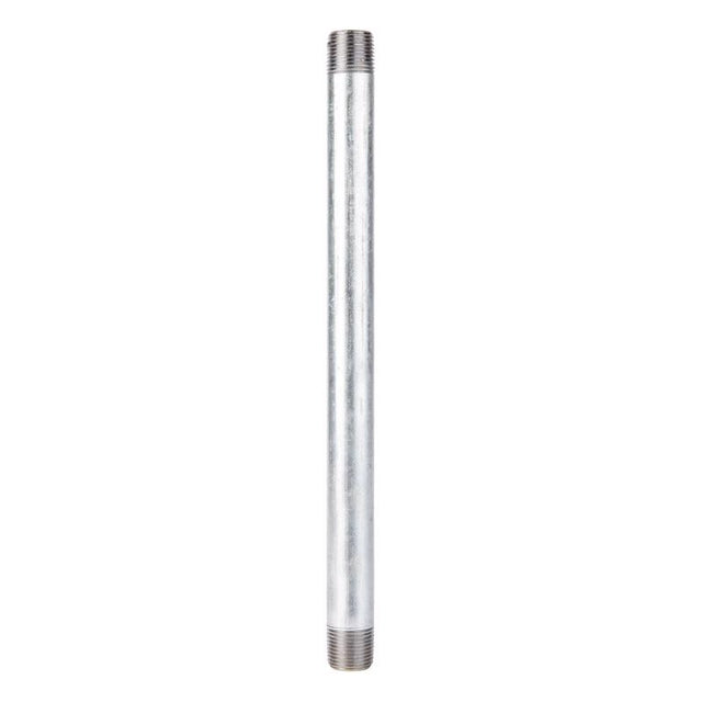 STZ Industries 1/2 in. MIP each X 1/2 in. D MIP Galvanized Steel 12 in. L Nipple