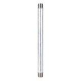 STZ Industries 1/2 in. MIP each X 1/2 in. D MIP Galvanized Steel 12 in. L Nipple