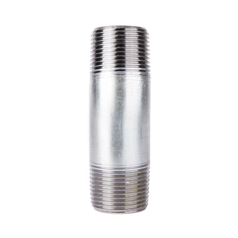 STZ Industries 1 in. MIP each X 1 in. D MIP Galvanized Steel 4 in. L Nipple, Pack of 5