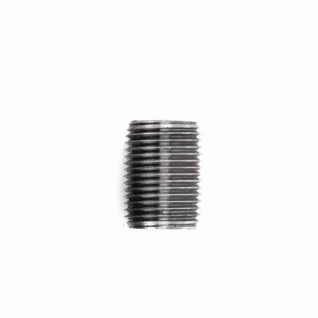 STZ Industries 1/4 in. MIP each X 1/4 in. D MIP Black Steel Close Nipple, Pack of 5