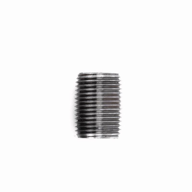 STZ Industries 1/4 in. MIP each X 1/4 in. D MIP Black Steel Close Nipple, Pack of 5