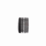 STZ Industries 1/4 in. MIP each X 1/4 in. D MIP Black Steel Close Nipple, Pack of 5