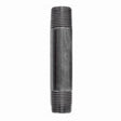 STZ Industries 1/4 in. MIP each X 1/4 in. D MIP Black Steel 4 in. L Nipple, Pack of 5