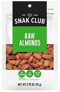 Snak Club CSU29238 Raw Almond, Pack of 6
