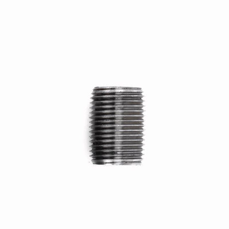 STZ Industries 3/8 in. MIP each X 3/8 in. D MIP Black Steel Close Nipple, Pack of 5