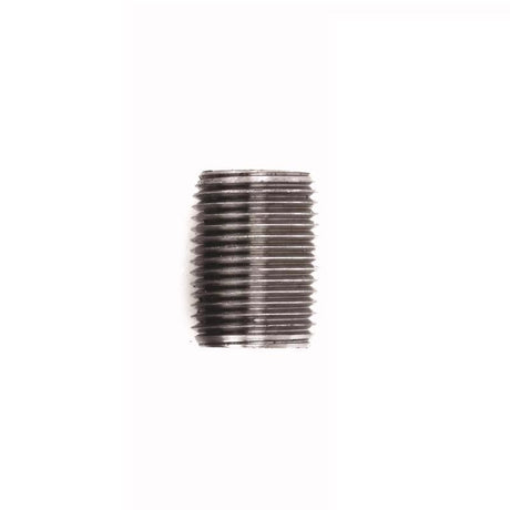 STZ Industries 1/2 in. MIP each X 1/2 in. D MIP Black Steel Close Nipple, Pack of 5